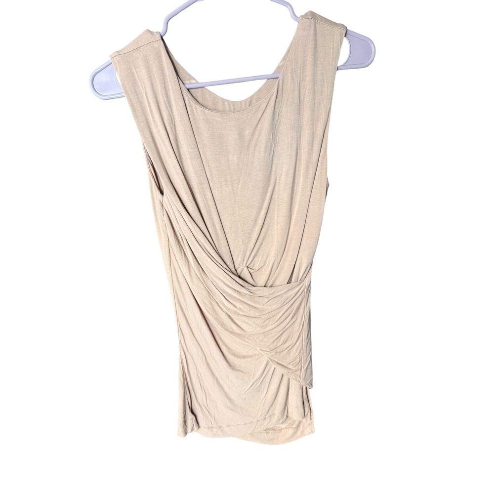 We The Free Free People Draped Tank Top Beige Size S